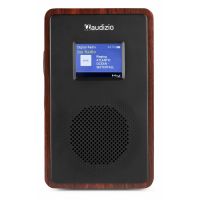 Audizio Modena radio portable DAB, bluetooth et batterie - Bois/Noir