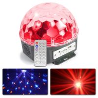 Max Jelly Ball Boule Disco - 6 x LEDs 1W RGBAW-UV compatible MP3, USB, SD