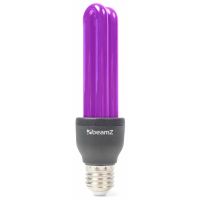 BeamZ BUV27 - Lumière UV luminosité élevée, lampe 25W E27 violet