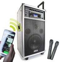 Vonyx ST100 MK2 Système Sono Portable 8" Bluetooth/CD/MP3, Enceinte active 8"