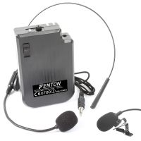 Fenton Système VHF - Kit émetteur micro 200.175 MHz avec micro-cravate et micro serre-tête
