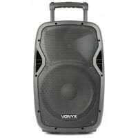 Vonyx AP1200PA - Enceinte Sono Portable avec micros, 600W, BT/USB/SD/MP3