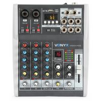Vonyx VMM-K402 - Console de mixage, 4 canaux