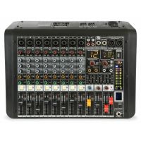 Power Dynamics DM-M804A - Console de mixage amplifiée 8 canaux, USB MP3 BT
