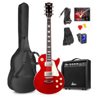 Pack guitare électrique Prodipe ST80MA Rouge + Ampli casque Vox + housse