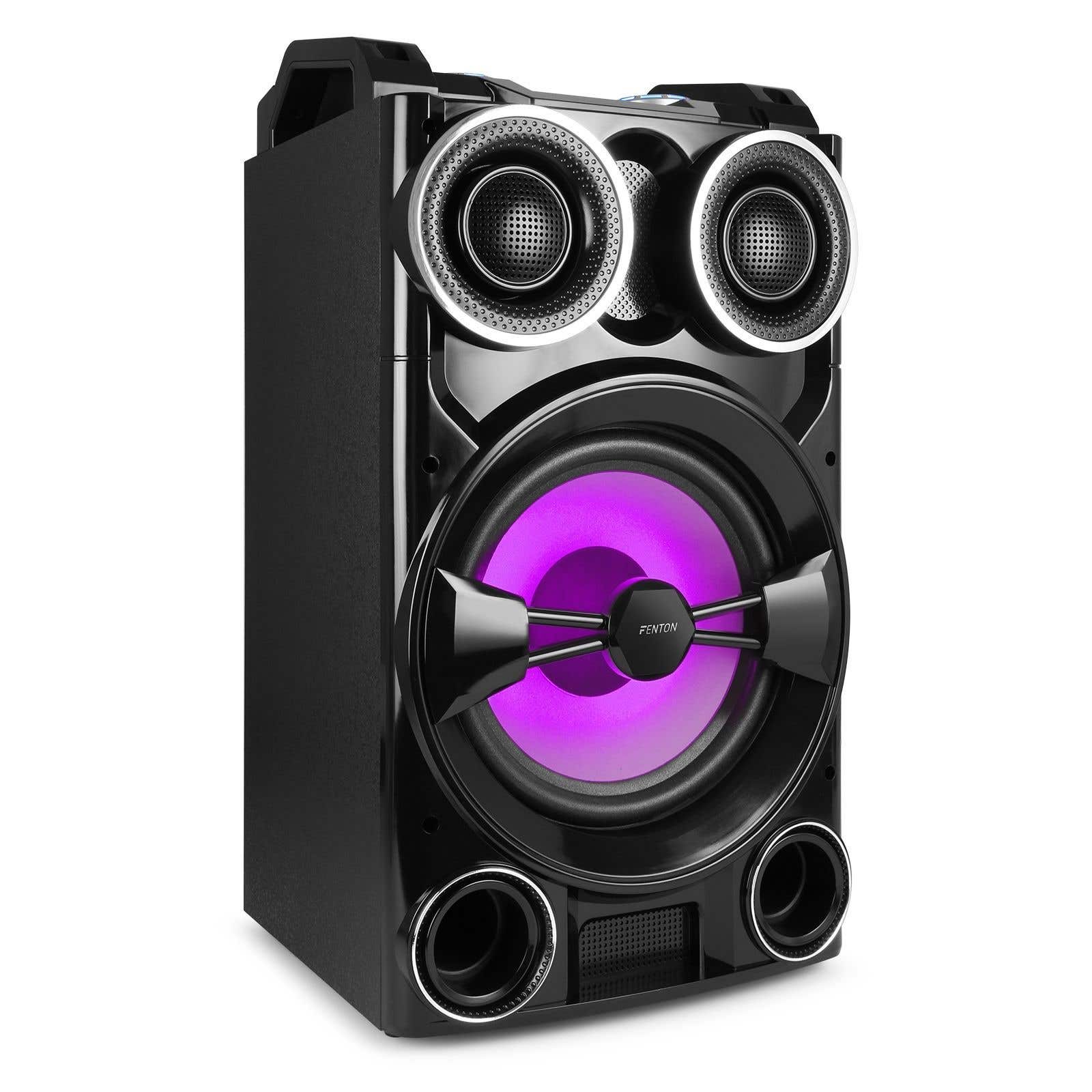 Fenton LIVE102 - Enceinte active, 300 Watts, BT/SD/USB avec télécommande