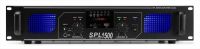 SkyTec SPL1500 MP3 - Amplificateur professionnel, 2X 750 Watts, SD/MP3/USB - Noir