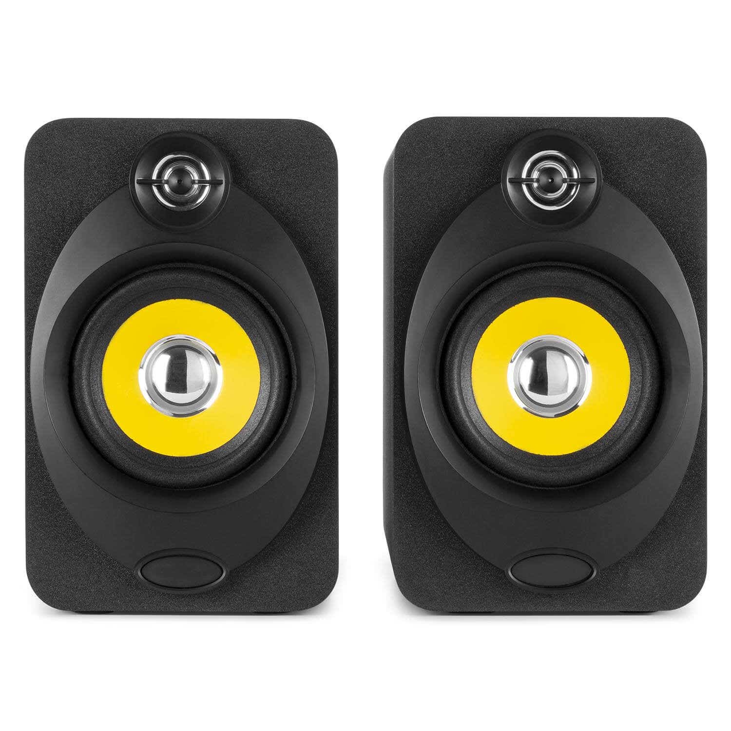 Vonyx XP40 - Paire d'enceintes de studio 4”, 80 Watts, Bluetooth