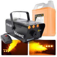 BeamZ S700-LED Machine à Fumée avec Effet de Flamme et Plus de 5 Litres de Liquide