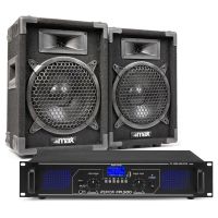 MAX8 DJ luidspreker en Bluetooth versterker combinatie 800W