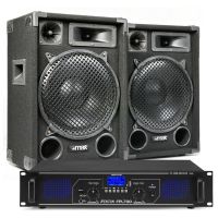 MAX12 DJ luidspreker en Bluetooth versterker combinatie 1400W