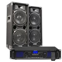 MAX28 Kit sono DJ et amplificateur Bluetooth 1600W