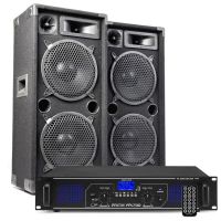 MAX210 Kit Sono DJ et amplificateur Bluetooth 2000W