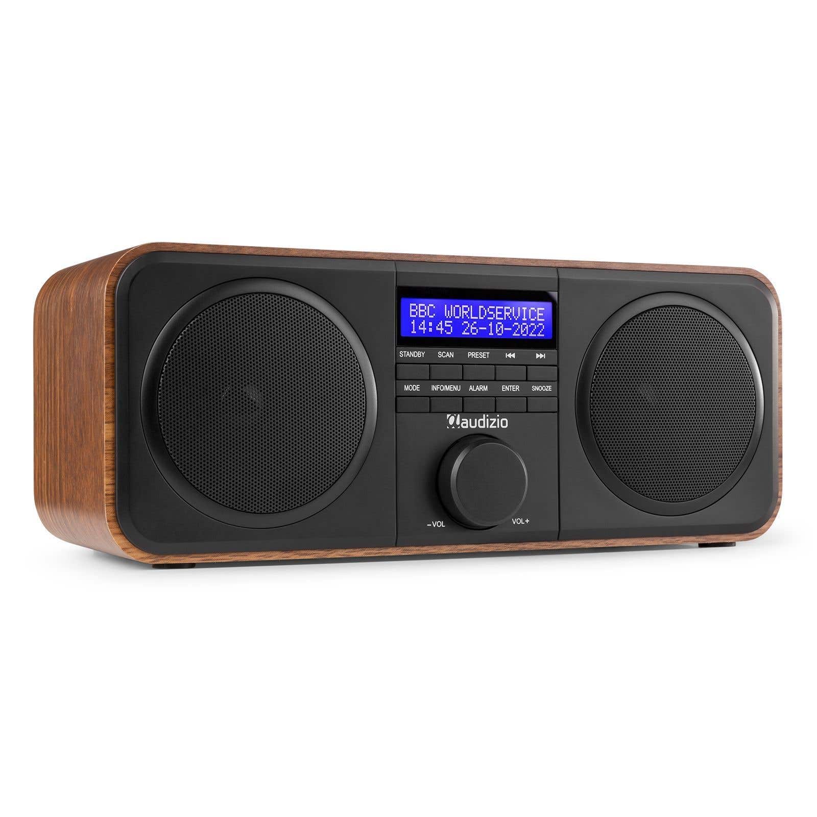 Audizio Novara Radio DAB+ Stéréo - Bois/Noir