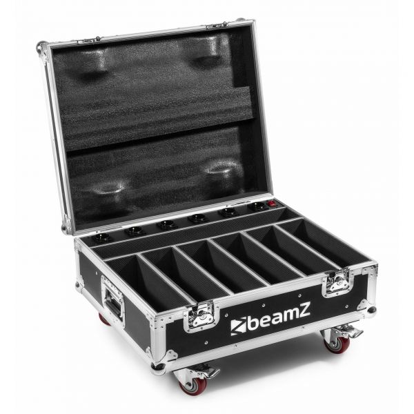 BeamZ FCC12 - Flightcase pour 6 Projecteurs BBB612 avec Fonction Charge