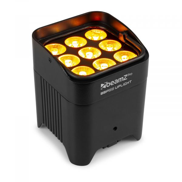 BeamZ Pro BBP59 - Projecteur d'ambiance avec Batterie Remplaçable - IP65 - 9 x 12 W