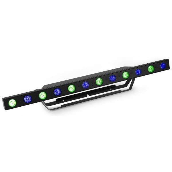 BeamZ Professional LCB155 - Barre LED, 12x LED 12W RVBA-UV, Mode DMX