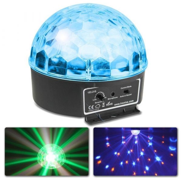 BeamZ Mini Star Ball - 6x LEDs 3W RGBAW