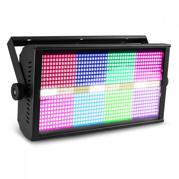 BeamZ BS960 - Stroboscope LED SMD RGBW DMX - Combo Strobe et Éclairage d'ambiance, 16 Segments Contrôlables