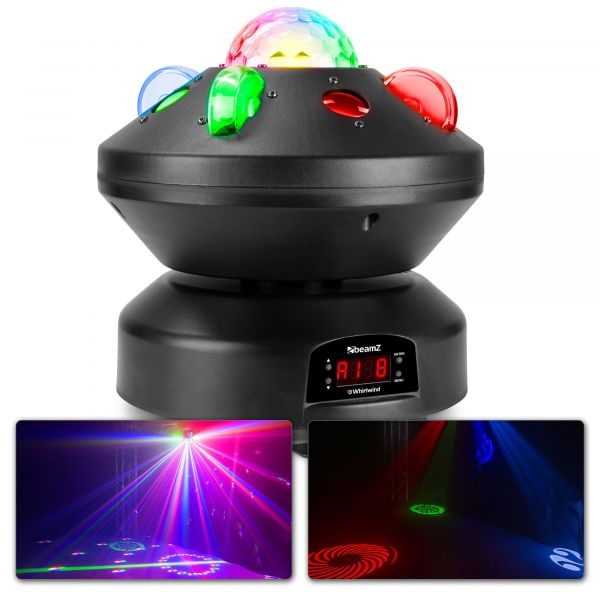 BeamZ WHIRLWIND Effet Lumineux 3 en 1 DMX