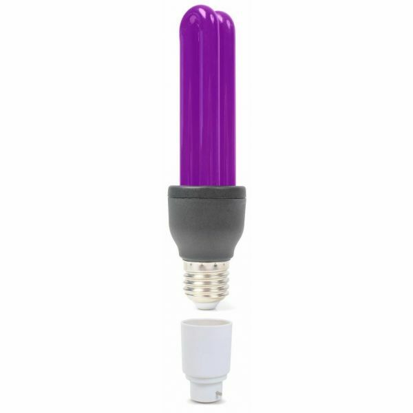 BeamZ BUV27B - Lumière UV avec Adaptateur, Lampe 25W E27