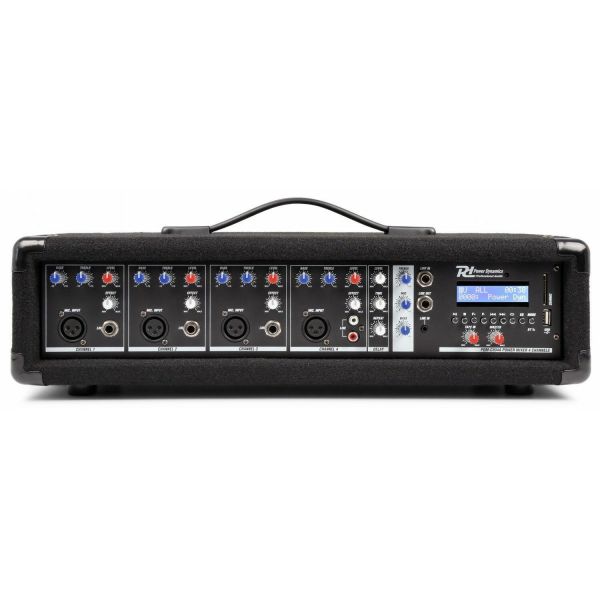 Power Dynamics PDM-C405A - Console de Mixage Amplifiée, 800 Watts, BT/USB/SD