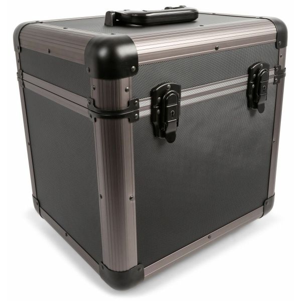 Power Dynamics RC100 - Valise Vinyles 31 x 35,5 x 39cm - Titane