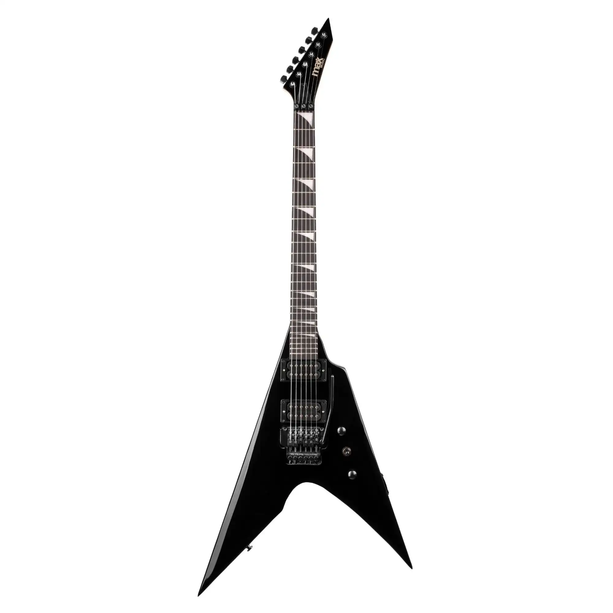 Max GigKit - Guitare Électrique Style V Pack Débutant Ampli 40 Watts - Noire Max GigKit - Guitare Électrique Style V Pack Débutant Ampli 40 Watts - Noire