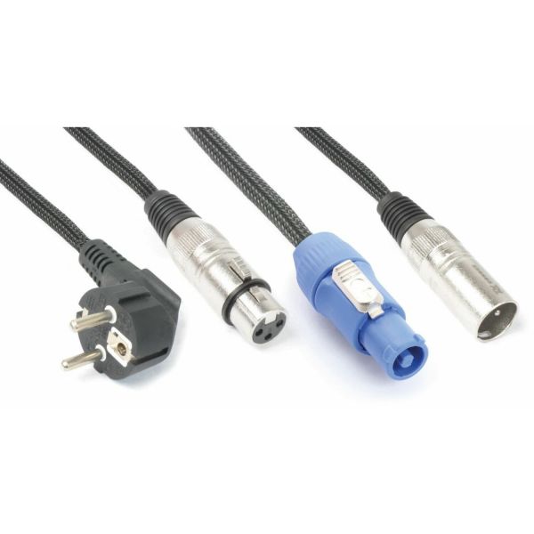 PD Connex AAP05 Câble Combiné pour Enceintes Actives 5 Mètres