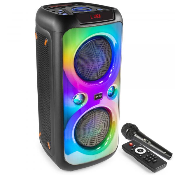 Fenton BoomBox540 - Enceinte Bluetooth Lumineuse avec LED