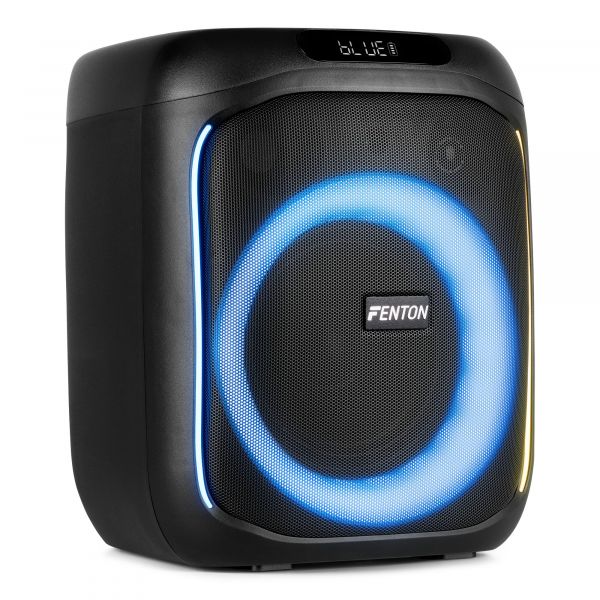 Fenton Track160 - Enceinte Portable Lumineuse Bluetooth - 100 Watts, Autonomie 10H