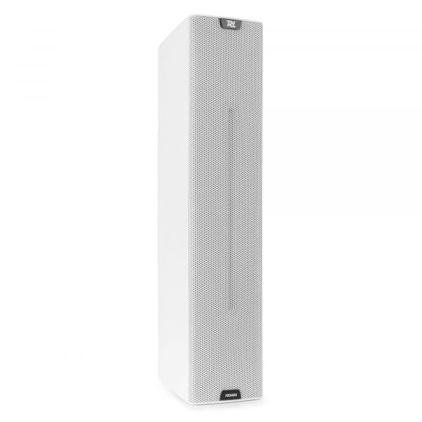 Power Dynamics PDCS403A - Enceinte Colonne Active IP44 260 Watts - Blanche, 8 Ohms