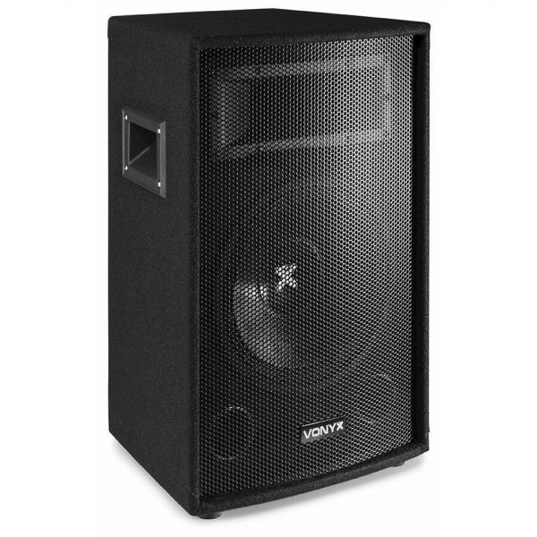 Vonyx SL10 - Enceinte Passive, Puissance de 500 Watts, Woofer de 10 Pouces, Poignées Intégrées