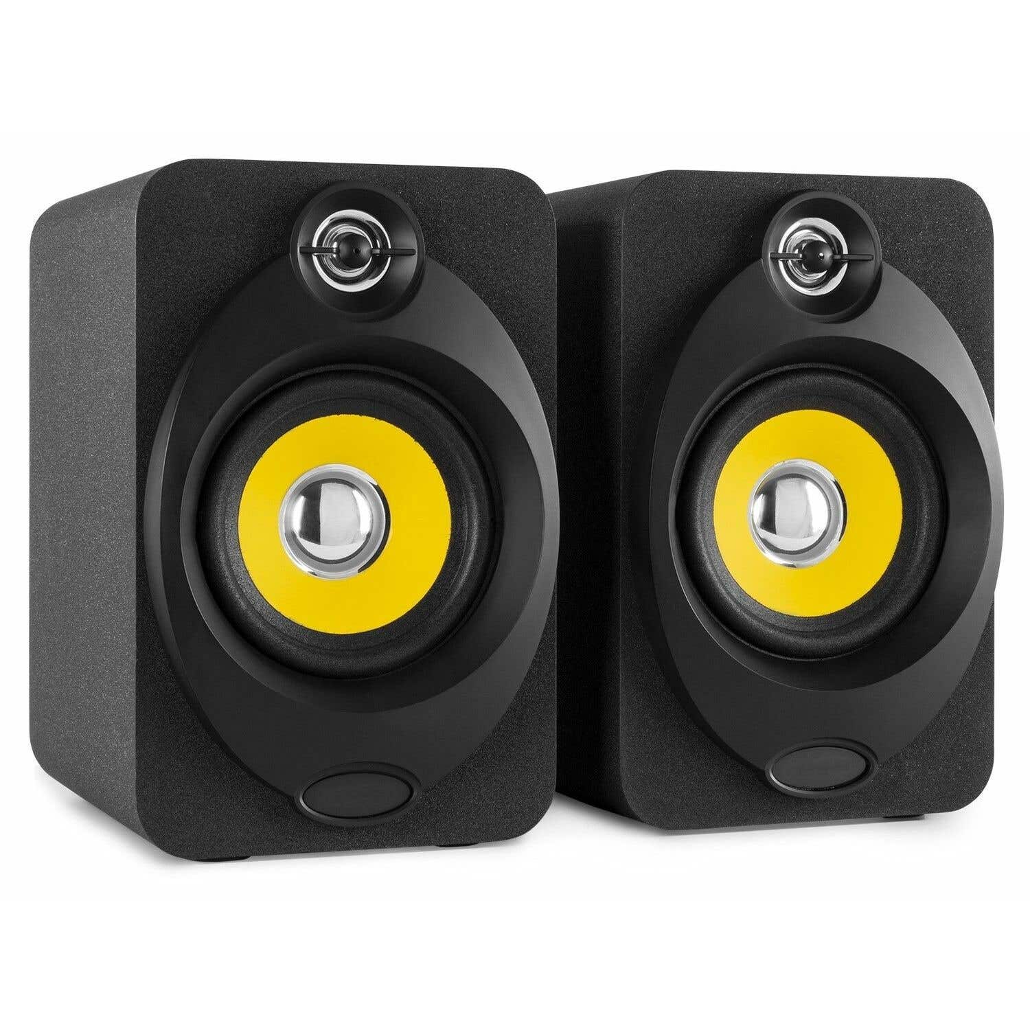 Vonyx XP40 - Paire d'Enceintes Studio 4”, 80 Watts, Bluetooth