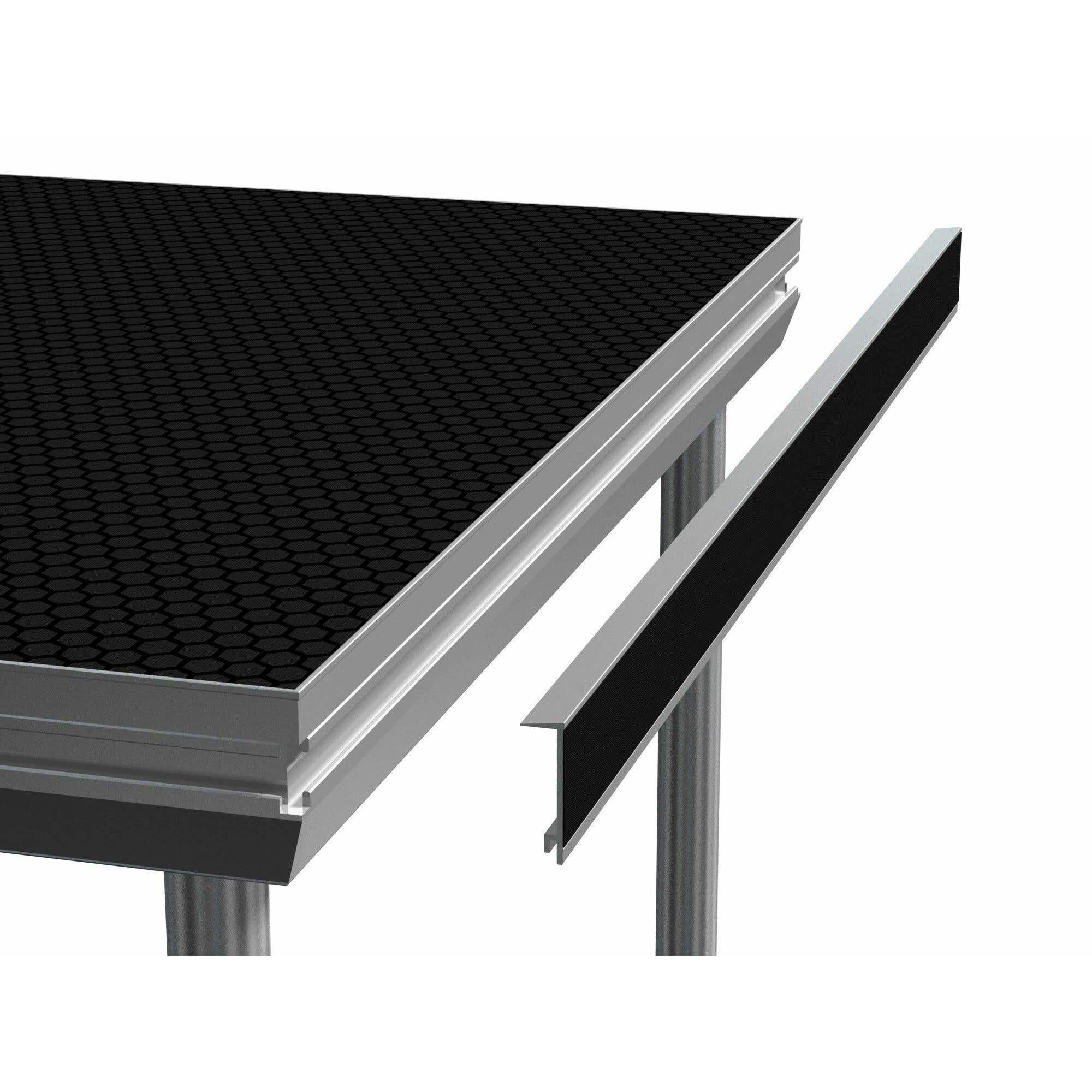 Power Dynamics SKIRT100 Bande de Fixation en Aluminium pour Scène