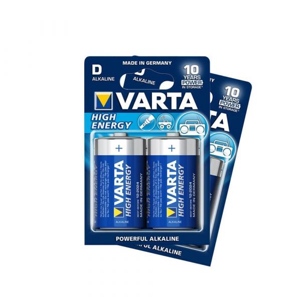 Varta Piles Alcalines Type D 1,5 V - Lot de 2x 2 Piles pour Mégaphone MEG020