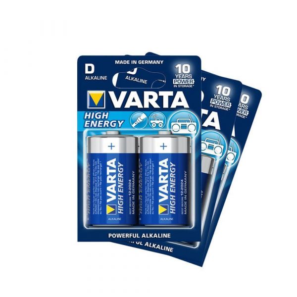 Varta Piles Alcalines Type D 1,5 V - Lot de 3 x 2 Piles pour Mégaphone MEG040