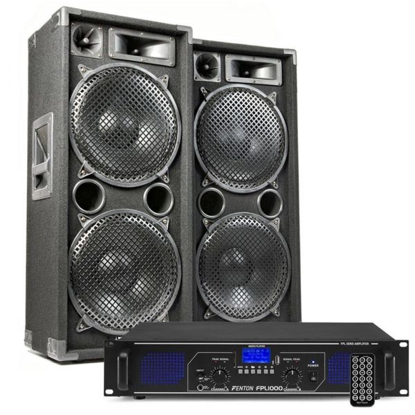 MAX212 Kit Sono DJ et Amplificateur Bluetooth 2800W