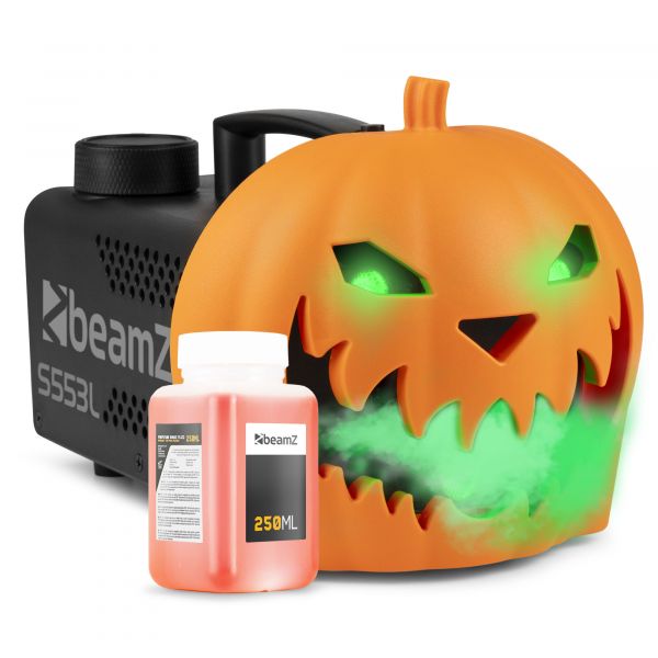 Citrouille Halloween Fumante - Pack Décoration Extérieur - avec Rires Diaboliques - Nouveau et Original - Impressionnez vos Voisins