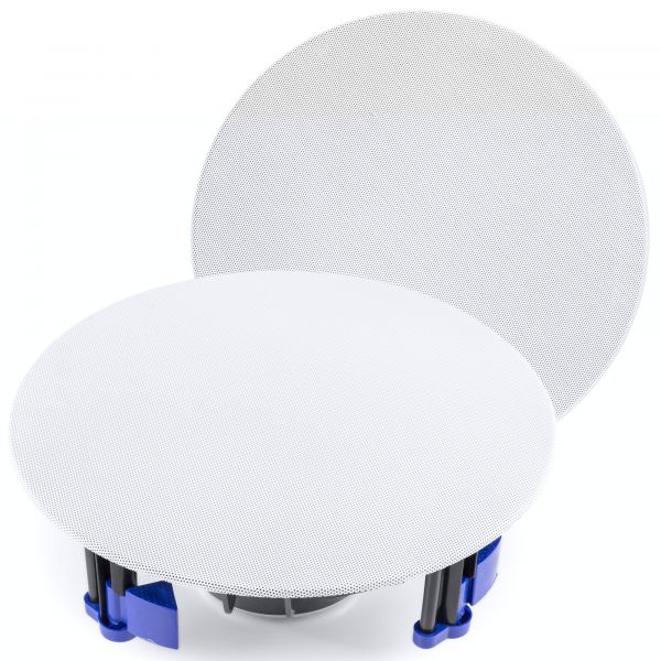 Power Dynamics NCBT6 - Lot de 2 Haut-Parleurs de Plafond Bluetooth 60W - Blanc