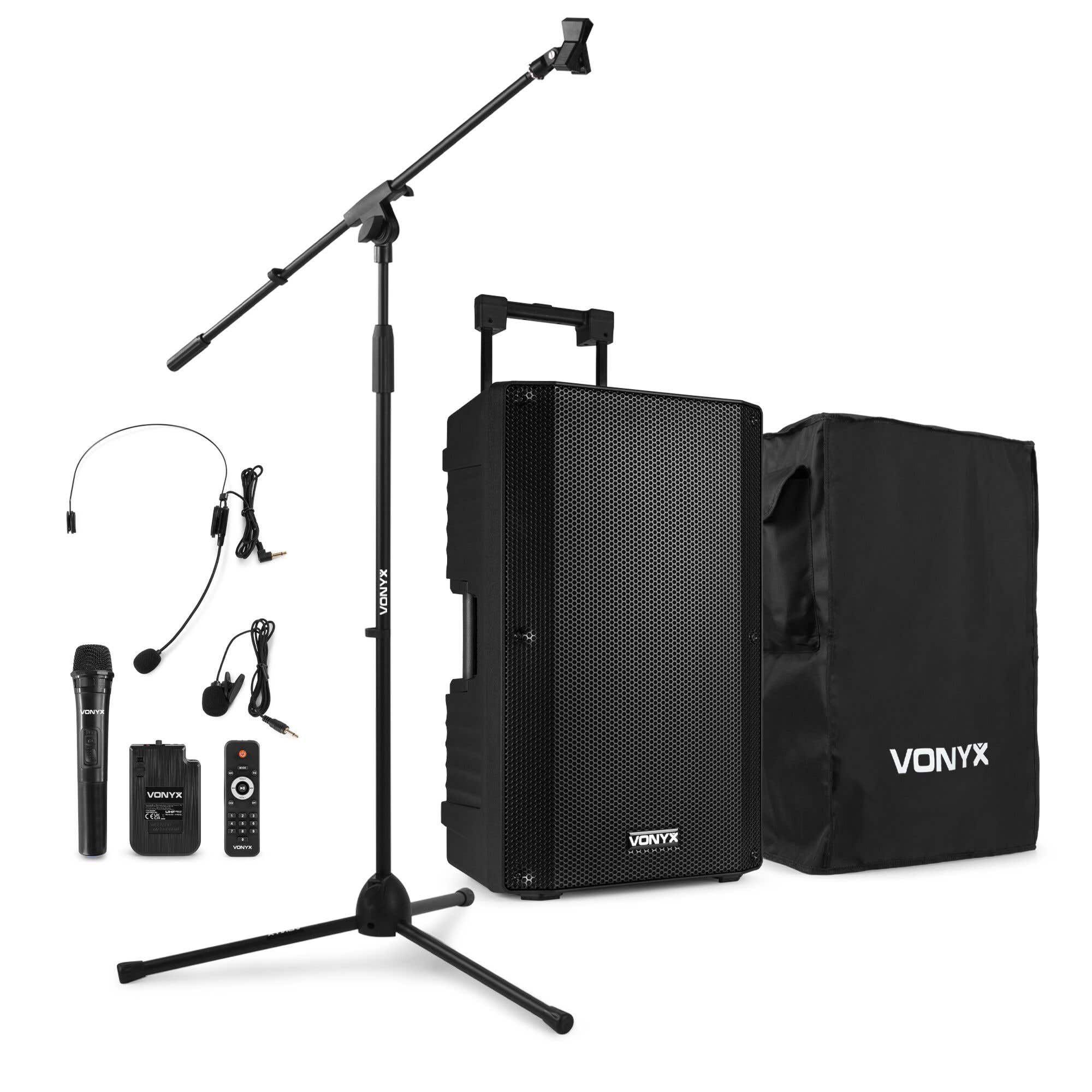 Vonyx VSA700-BP - Enceinte Sono Portable 15