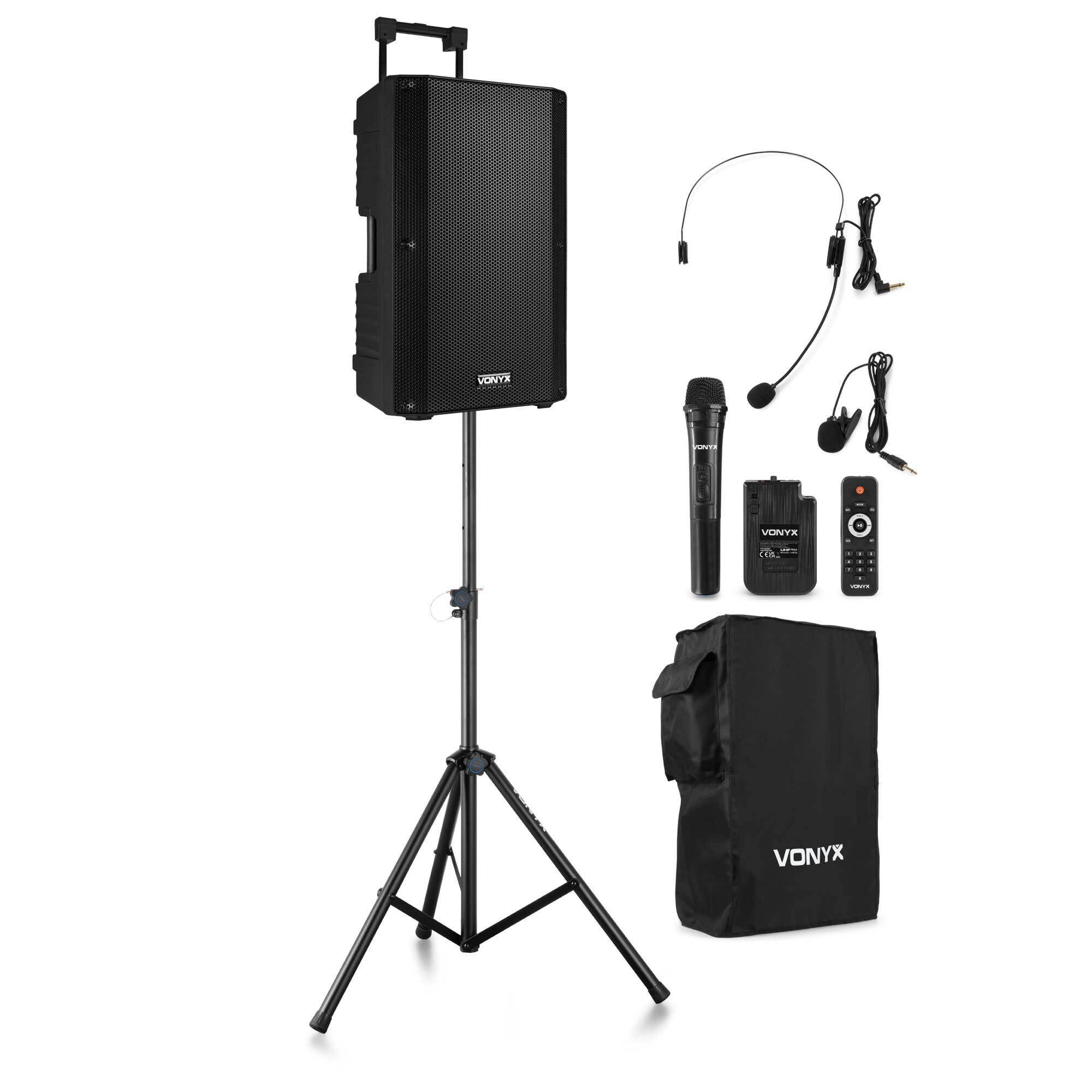 Vonyx VSA700-BP - Enceinte Sono Portable 15