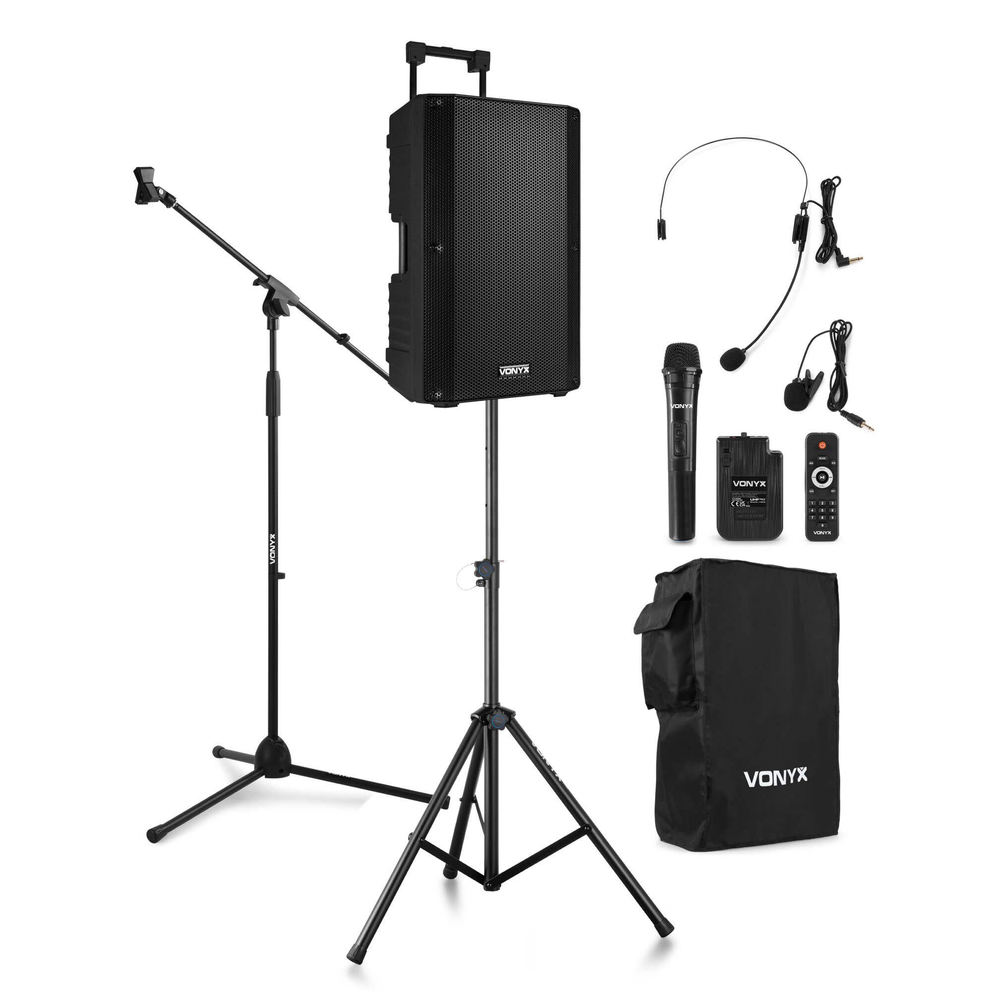 Vonyx VSA700-BP - Enceinte Sono Portable 15