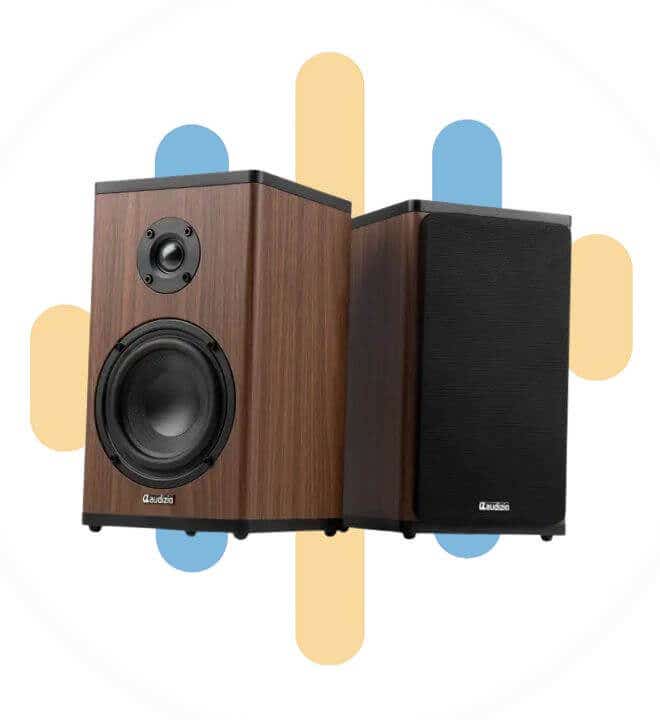 Paire d'enceintes Hi-Fi haute fidélité pour système stéréo de salon